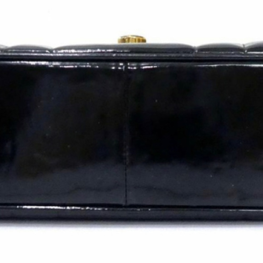 Chanel Vintage patent leather large CC Maxi jumbo 24k gold - Picture 3 of 13